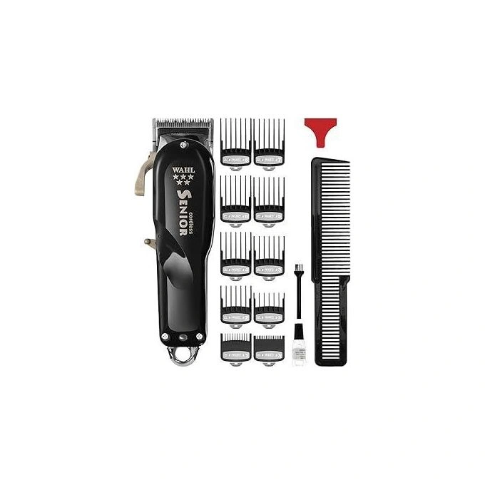 Heavy duty COMMERCIAL CORDLESS SENIOR HAIR CLIPPERS studio view 3